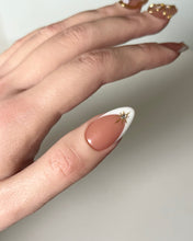 Load image into Gallery viewer, Hand-Painted Pink-Themed 3D Carved Almond Shaped Nails with Sticky Tabs &amp; Kit E062