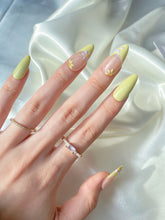 Load image into Gallery viewer, Hand-Painted Candy Hearts Almond Shaped Nails with Sticky Tabs &amp; Kit A098