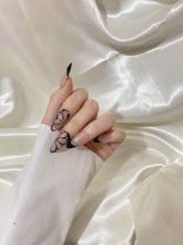 Load image into Gallery viewer, Hand-Painted Picasso’s Petals Almond Shaped Nails with Sticky Tabs &amp; Kit A013