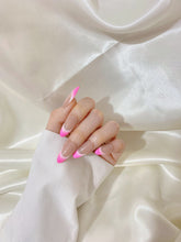 Load image into Gallery viewer, Hand-Painted Melted Candy Almond Shaped Nails with Sticky Tabs &amp; Kit A003