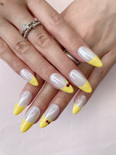 Load image into Gallery viewer, Hand-Painted Sugar Cherie Almond Shaped Nails with Sticky Tabs &amp; Kit A014