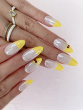 Load image into Gallery viewer, Hand-Painted Sugar Cherie Almond Shaped Nails with Sticky Tabs &amp; Kit A014