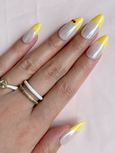 Load image into Gallery viewer, Hand-Painted Sugar Cherie Almond Shaped Nails with Sticky Tabs &amp; Kit A014