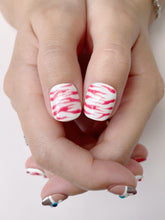 Load image into Gallery viewer, Hand-Painted Frida’s Garden Short Square Nails with Sticky Tabs &amp; Kit F007