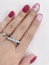 Load image into Gallery viewer, Hand-Painted Blossom Bubbles Short Square Nails with Sticky Tabs &amp; Kit F046