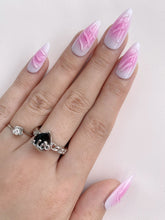 Load image into Gallery viewer, Hand-Painted Mermaid’s Cocoon Almond Shaped Nails with Sticky Tabs &amp; Kit Y112