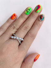 Load image into Gallery viewer, Hand-Painted Zombie Candy Short Square Nails with Sticky Tabs &amp; Kit F018