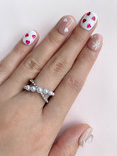 Load image into Gallery viewer, Hand-Painted Cotton Candy Short Square Nails with Sticky Tabs &amp; Kit F013